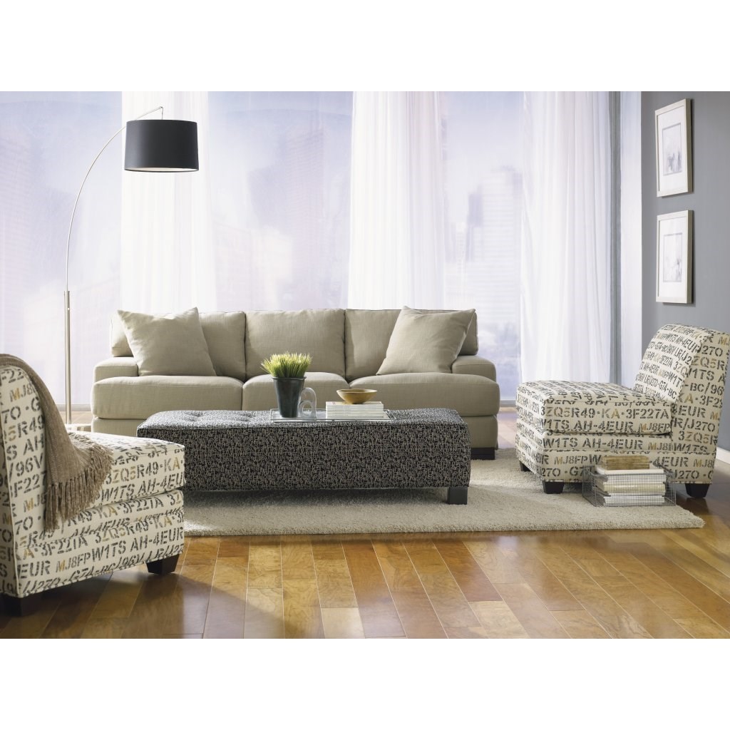 Jonathan Louis Burton 370 30 Modern Sofa with Low Track Arms and